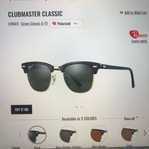 RayBan Clubmaster Classics